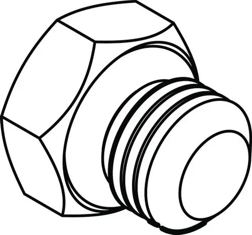 Entlüftungsschraube von IMI Hydronic Engineering mit sechseckigem Kopf und Gewinde. Die Bauform ermöglicht eine einfache Installation und Wartung.
